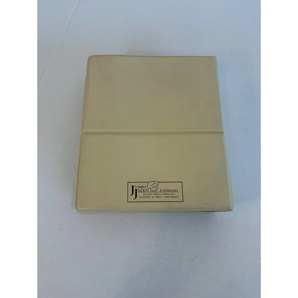 Vintage 1995 Historic Bentonsport Cookbook Iowa Jumbo Jacks 3 Ring Binder